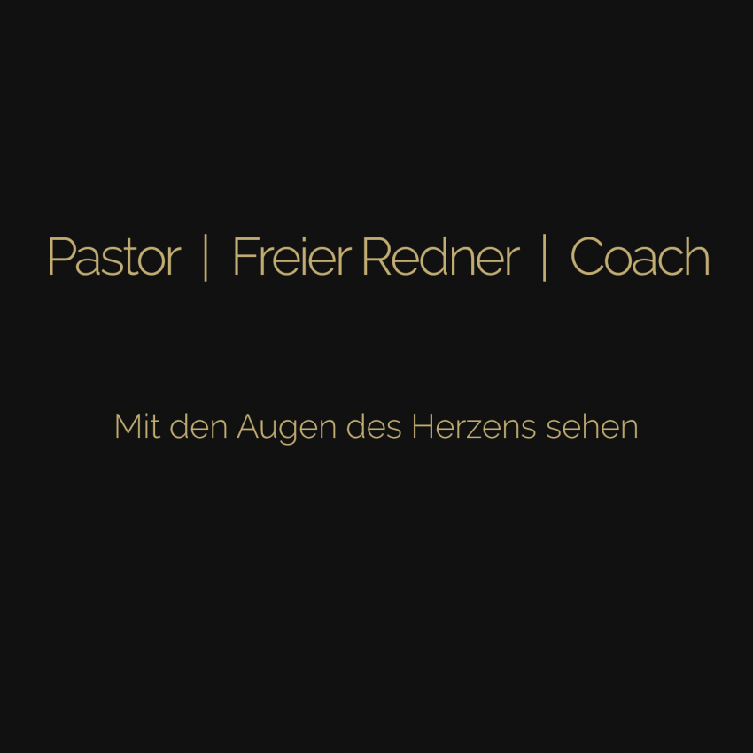 Freier Redner, Pstor, Coach VD - Fotoreihe